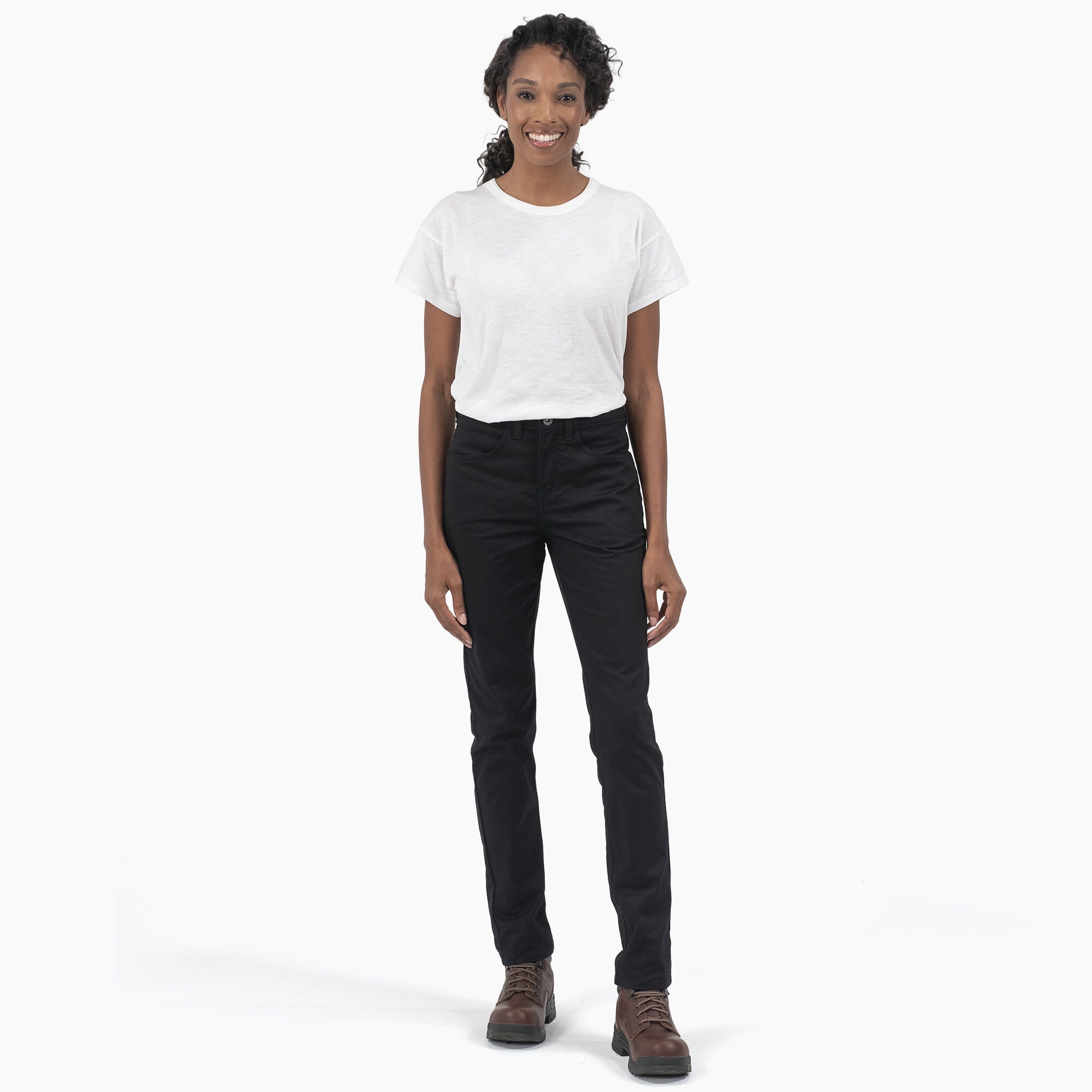 Women's High Rise Skinny Twill Pants - Image 4