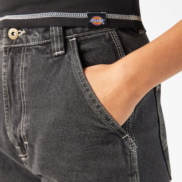 Women's Madison Loose Fit Double Knee Jeans - Image 7
