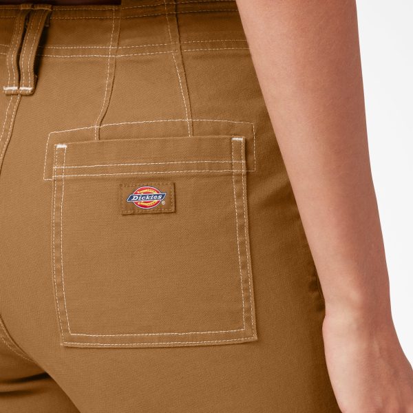 Women's Skinny Fit Cuffed Cargo Pants - Image 5