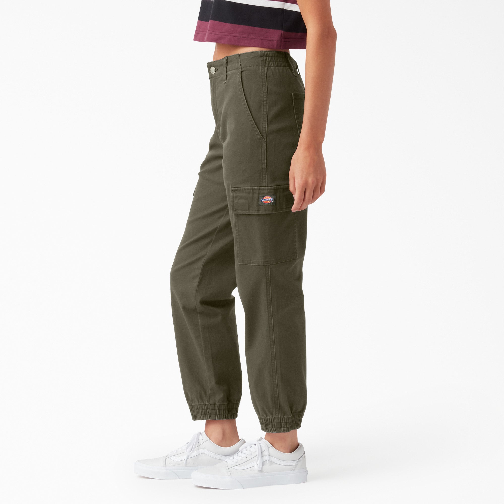 Women's High Rise Fit Cargo Jogger Pants - Image 3