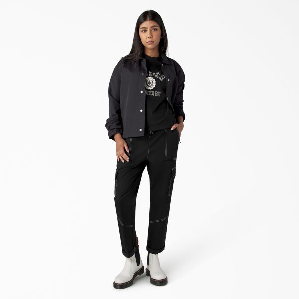 Women's Drawstring Cargo Pants - Image 15