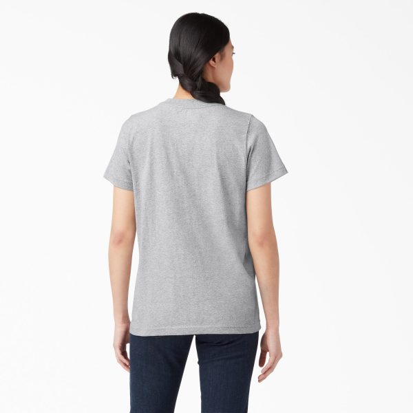 Women's Heavyweight Short Sleeve Pocket T-Shirt - Image 2
