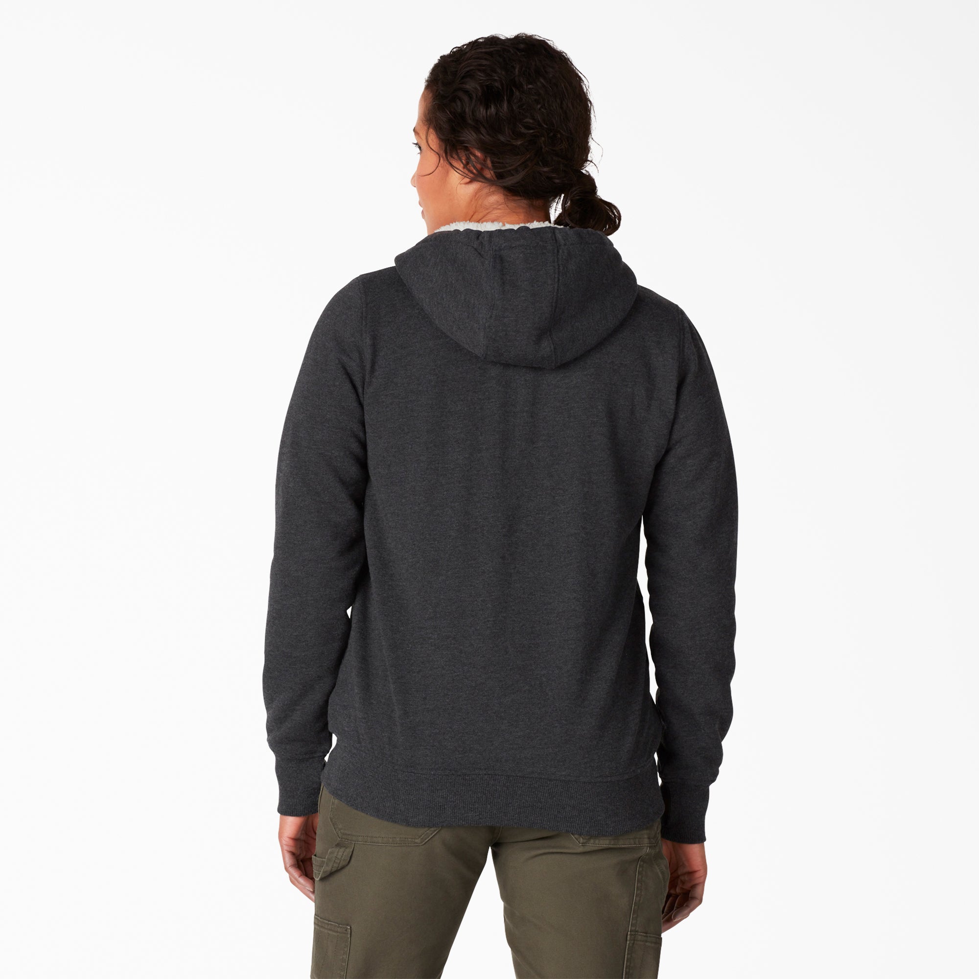 Women's High Pile Fleece Lined Hoodie - Image 2