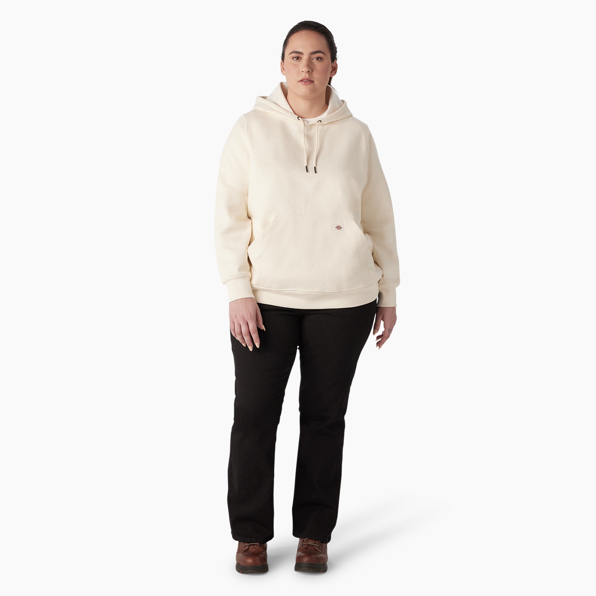 Women's Plus Water Repellent Sleeve Logo Hoodie - Image 4