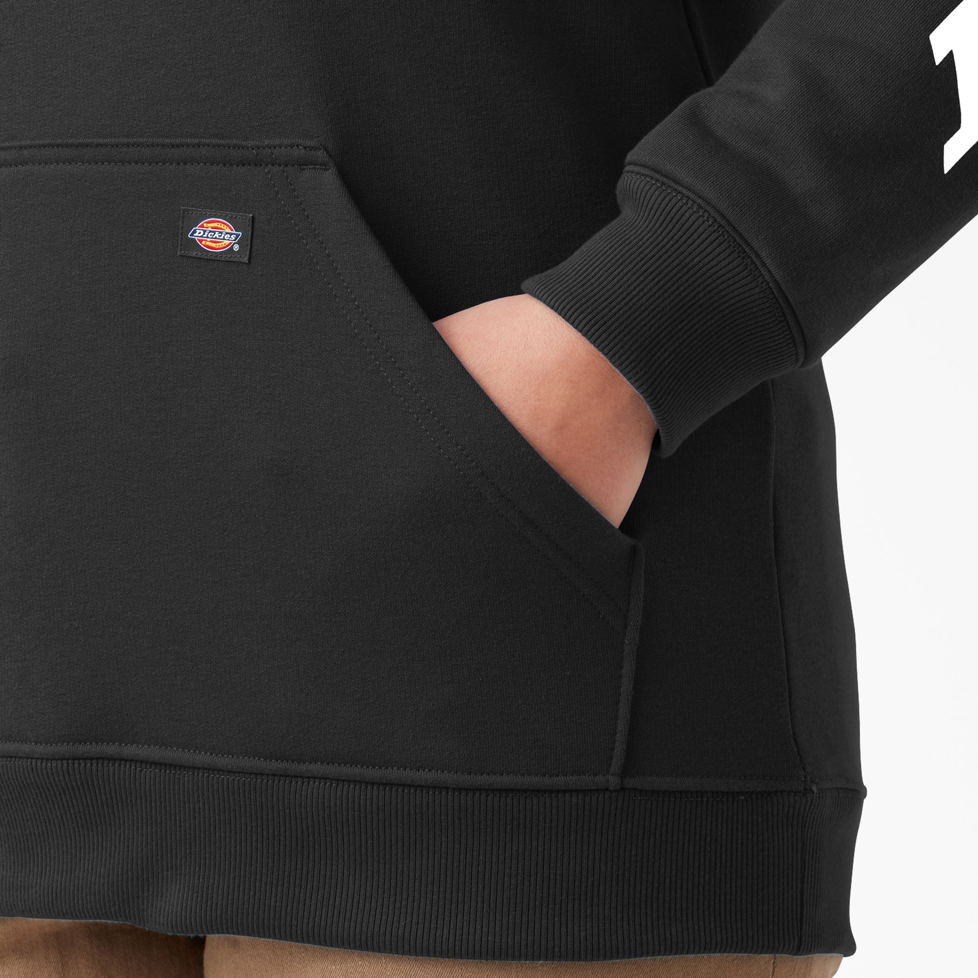 Women's Plus Water Repellent Sleeve Logo Hoodie - Image 5