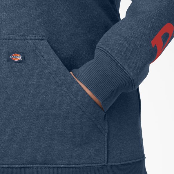 Women's Plus Water Repellent Sleeve Logo Hoodie - Image 5