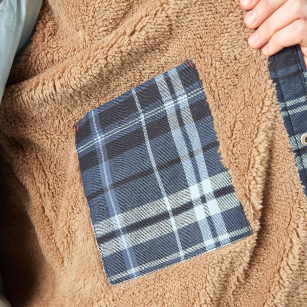 Water Repellent Fleece-Lined Flannel Shirt Jacket - Image 9