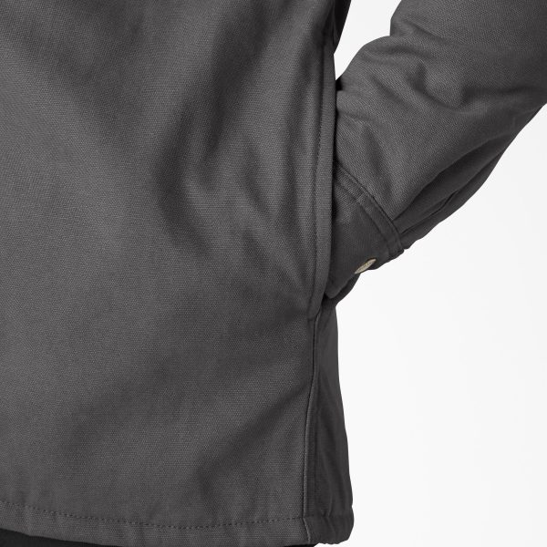 Water Repellent Duck Hooded Shirt Jacket - Image 12
