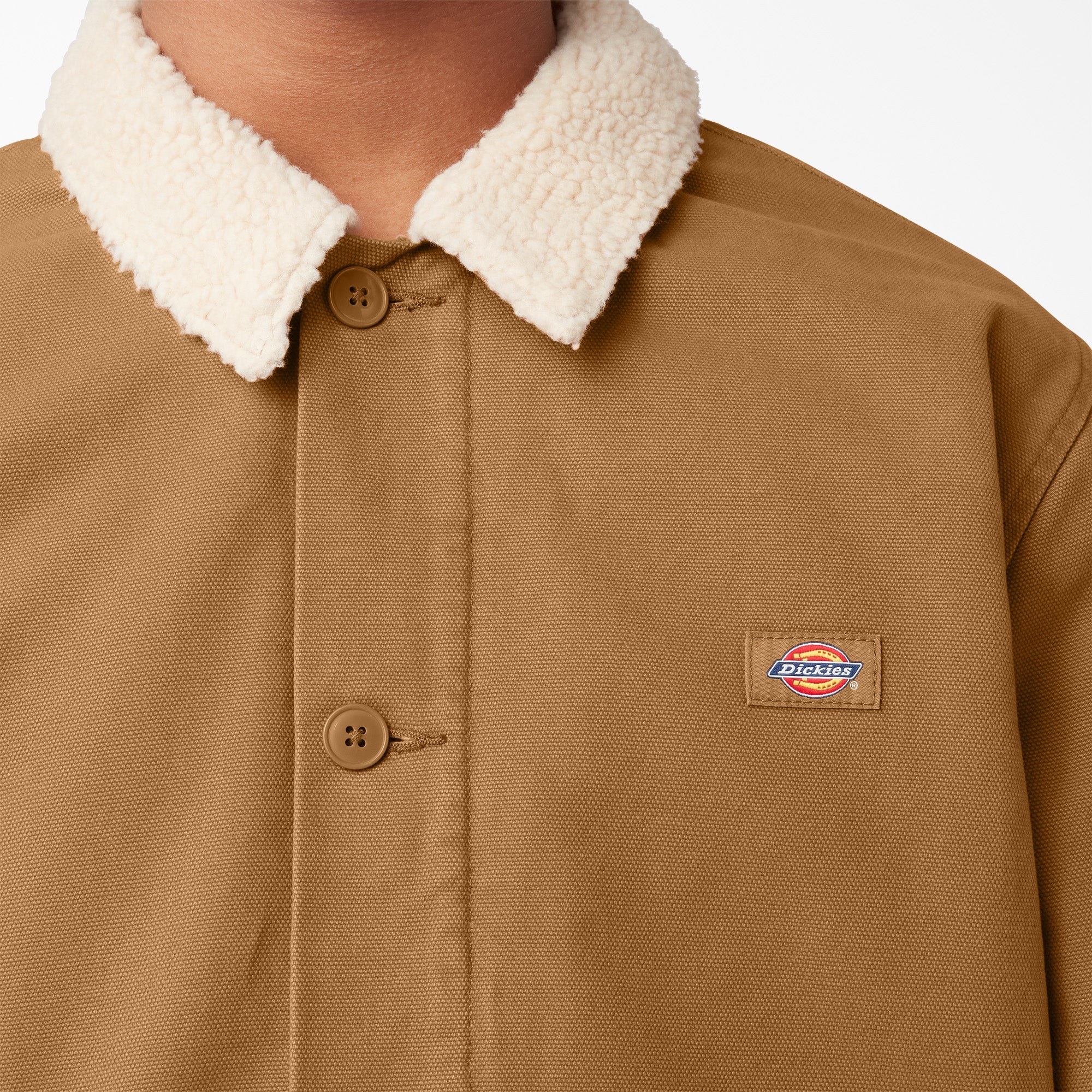 Duck Canvas High Pile Fleece Jacket - Image 5