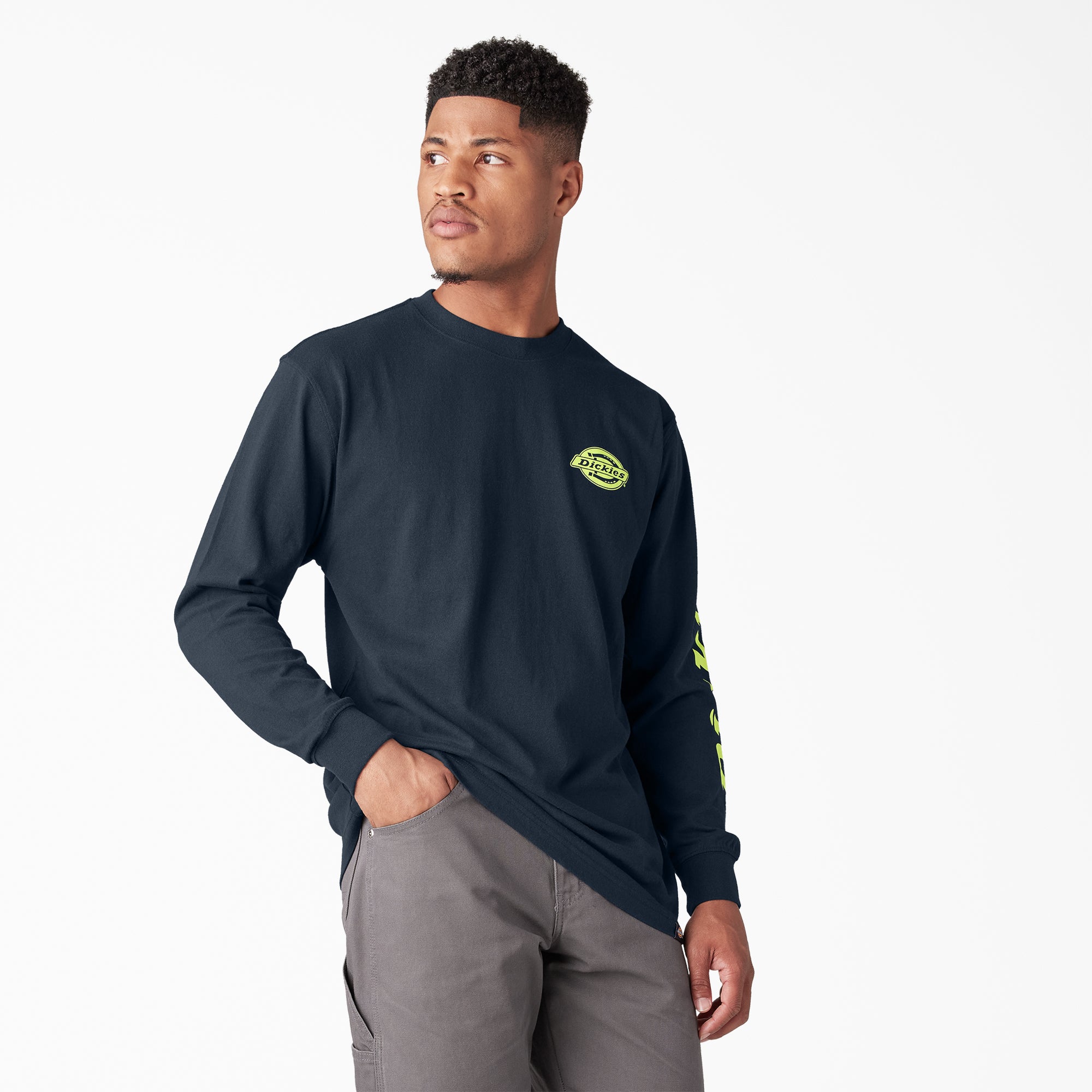 Long Sleeve Heavyweight Logo T-Shirt - Image 4