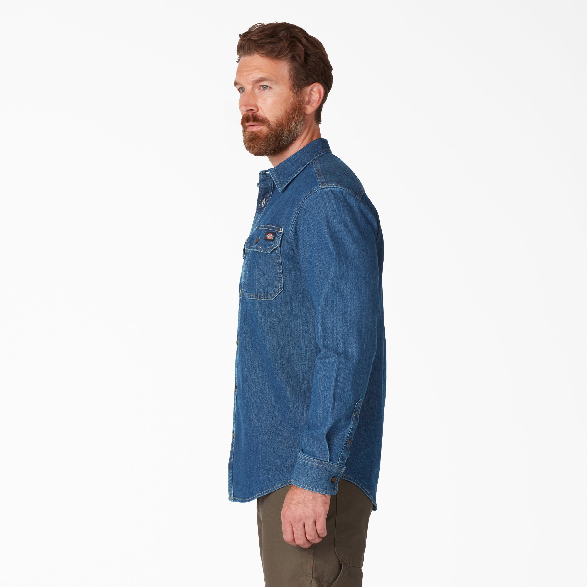 FLEX Denim Long Sleeve Shirt - Image 3