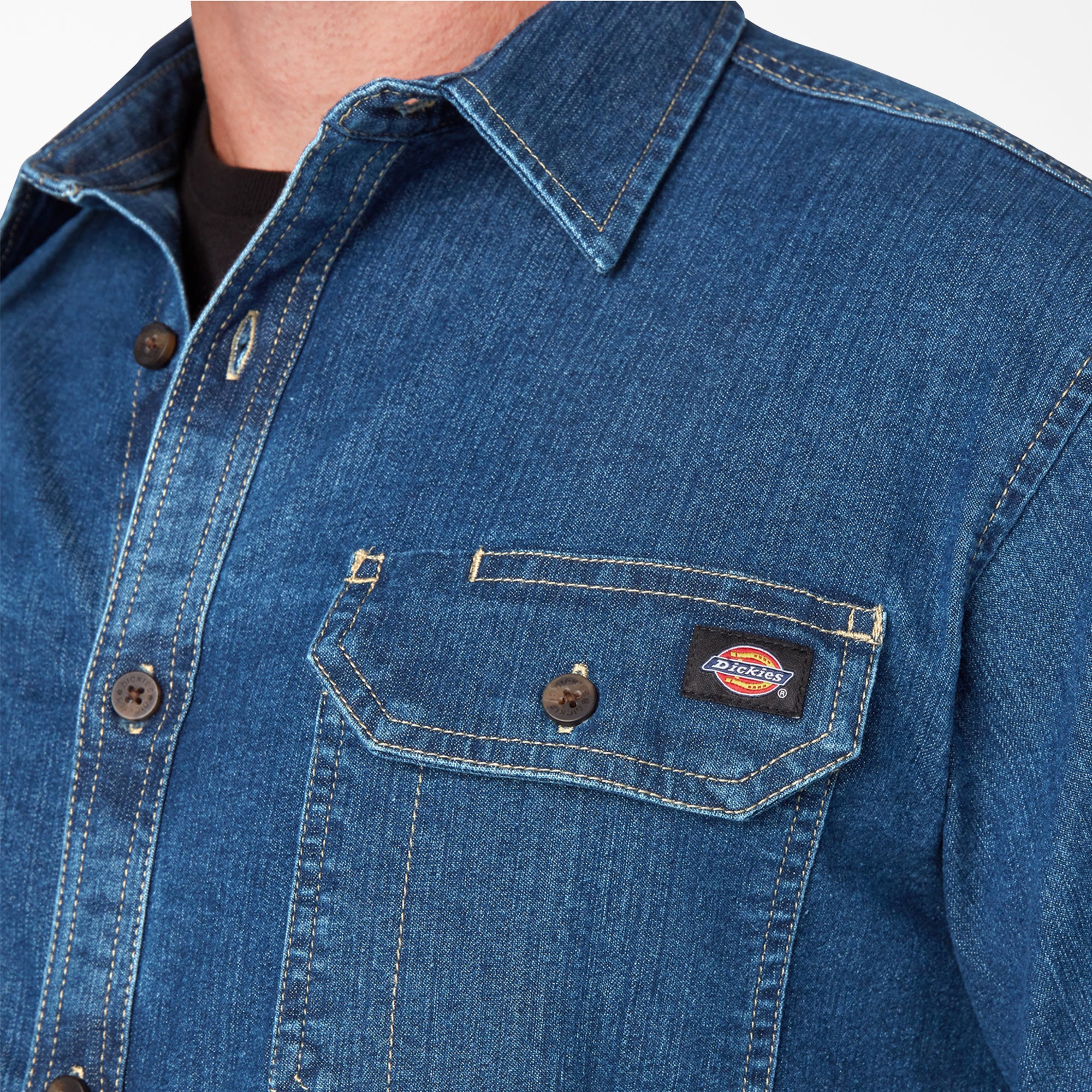 FLEX Denim Long Sleeve Shirt - Image 5