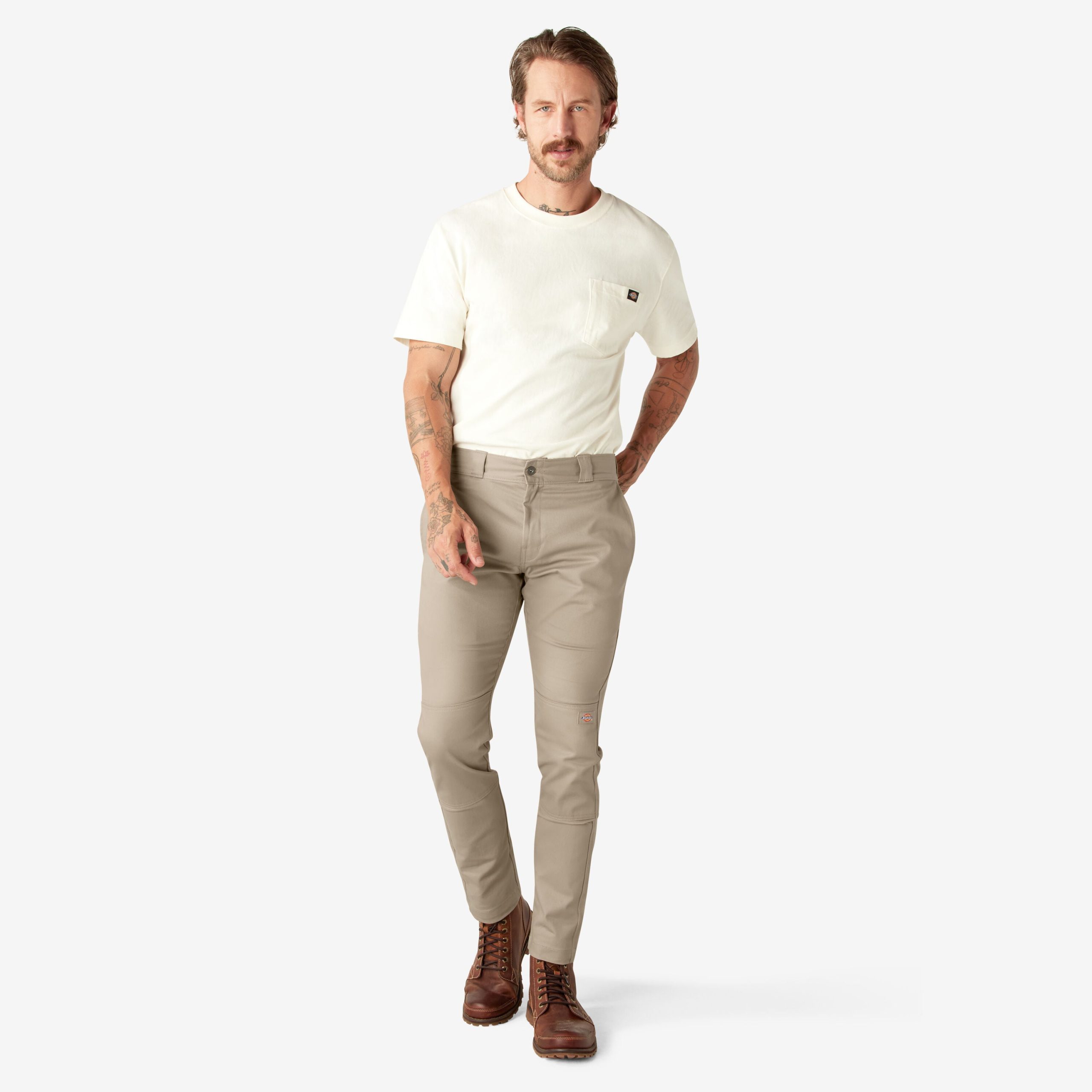 FLEX Skinny Fit Double Knee Work Pants - Image 14