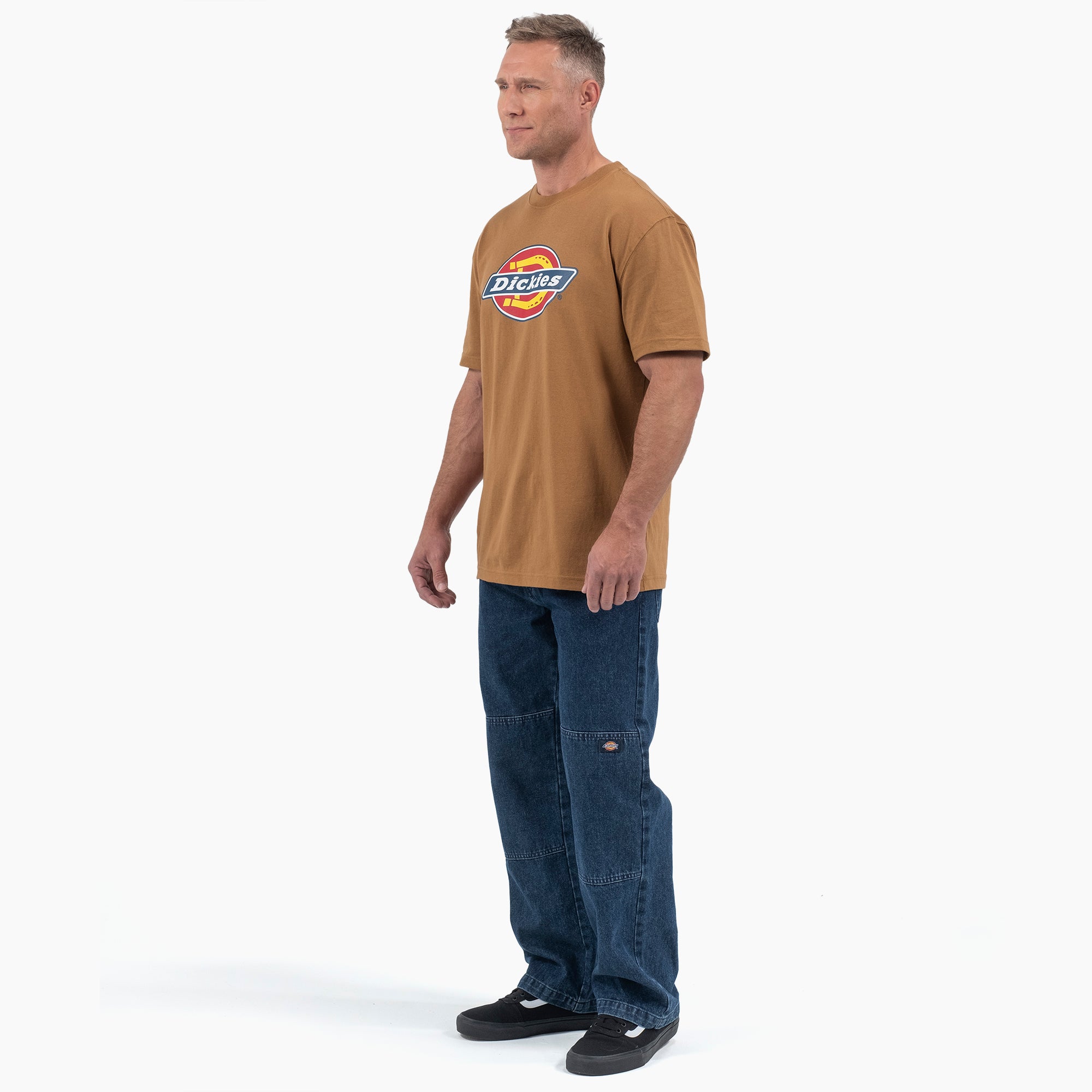 Short Sleeve Tri-Color Logo Graphic T-Shirt - Image 3