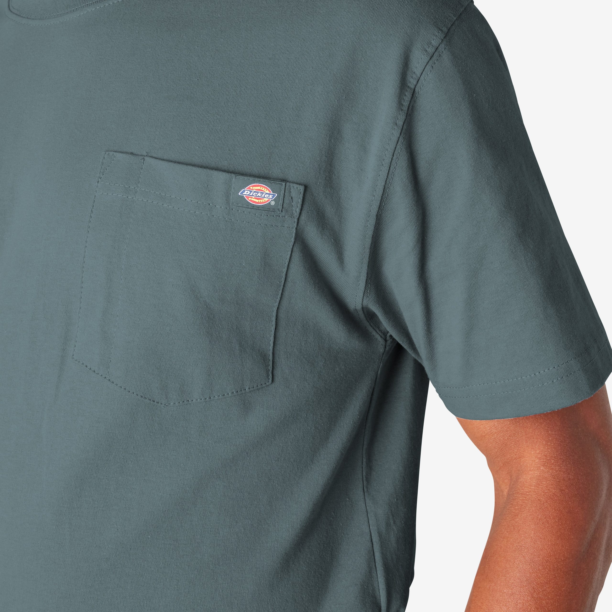 Heavyweight Short Sleeve Pocket T-Shirt - Image 7