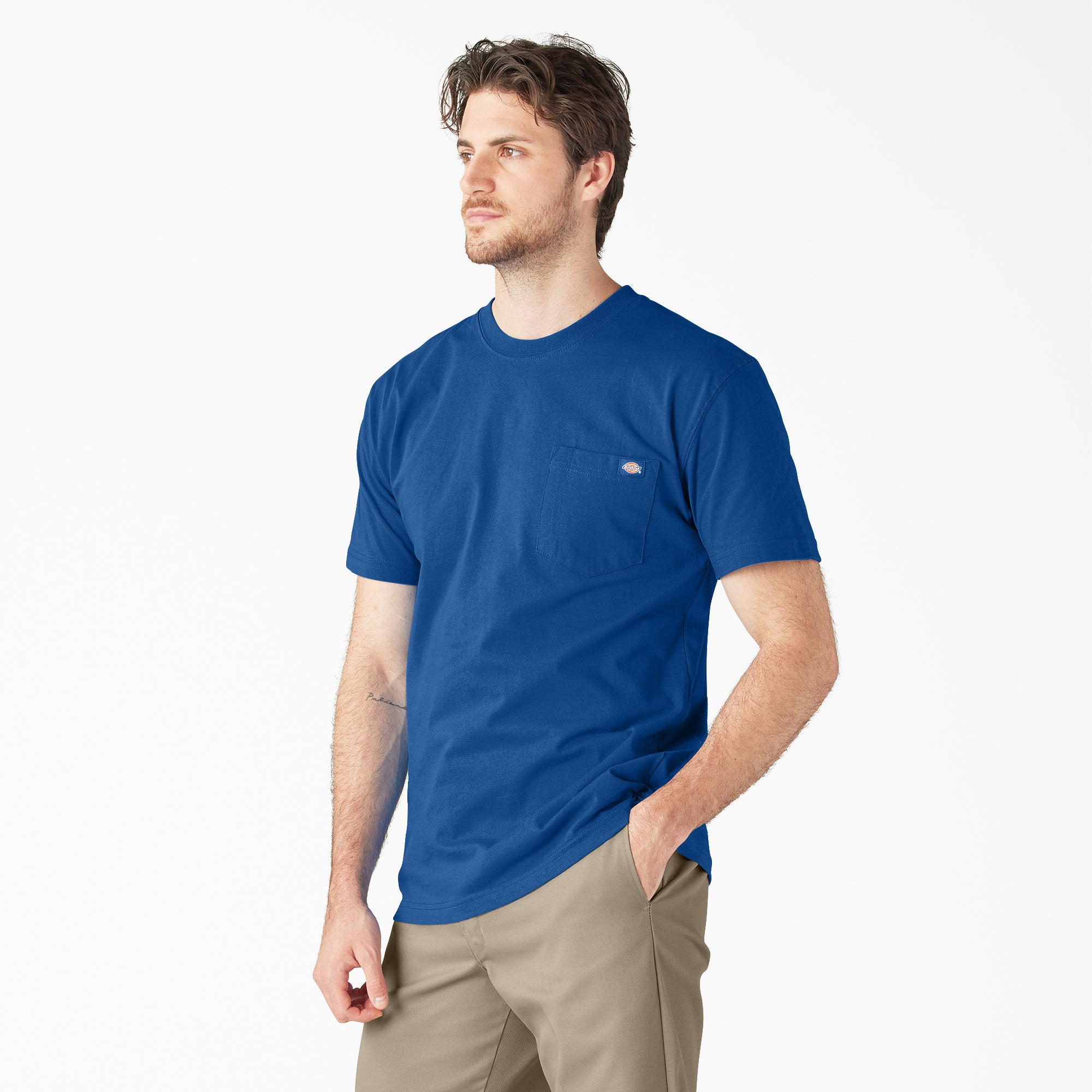 Heavyweight Short Sleeve Pocket T-Shirt - Image 3