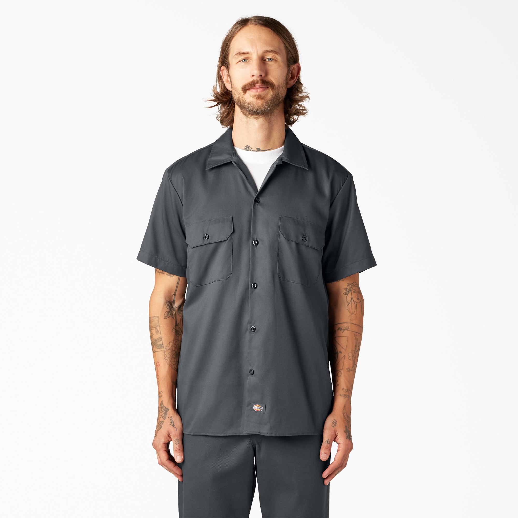 FLEX Slim Fit Short Sleeve Work Shirt