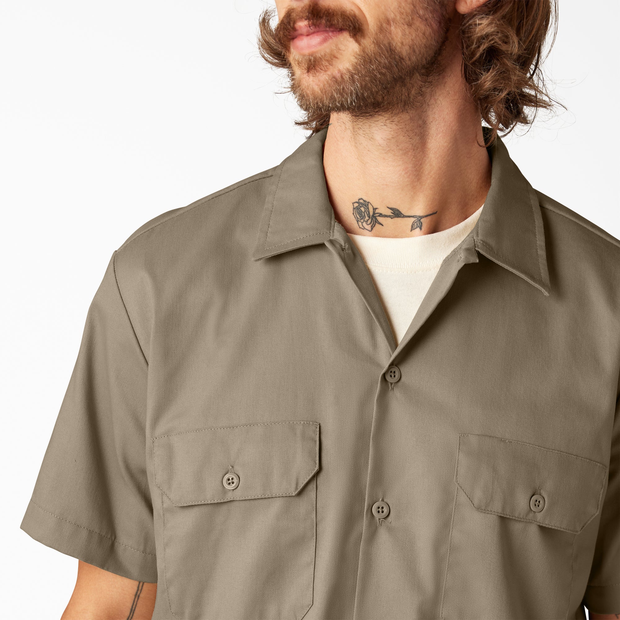 FLEX Slim Fit Short Sleeve Work Shirt - Image 7