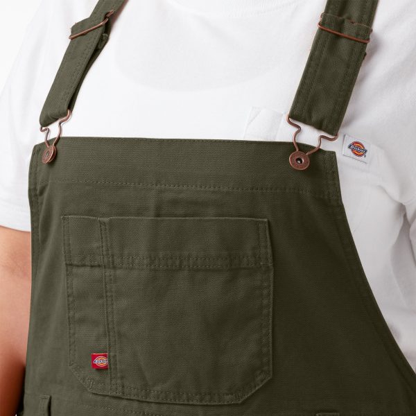 Women's Plus Relaxed Fit Bib Overalls - Image 5