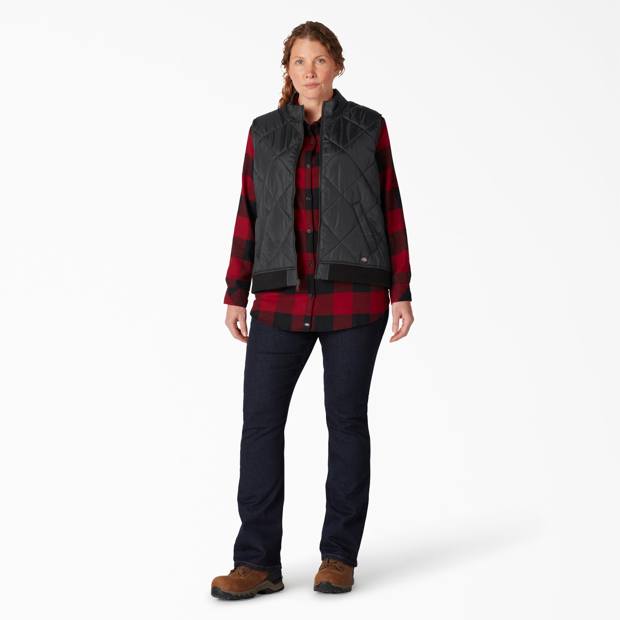 Women's Plus Quilted Vest - Image 4