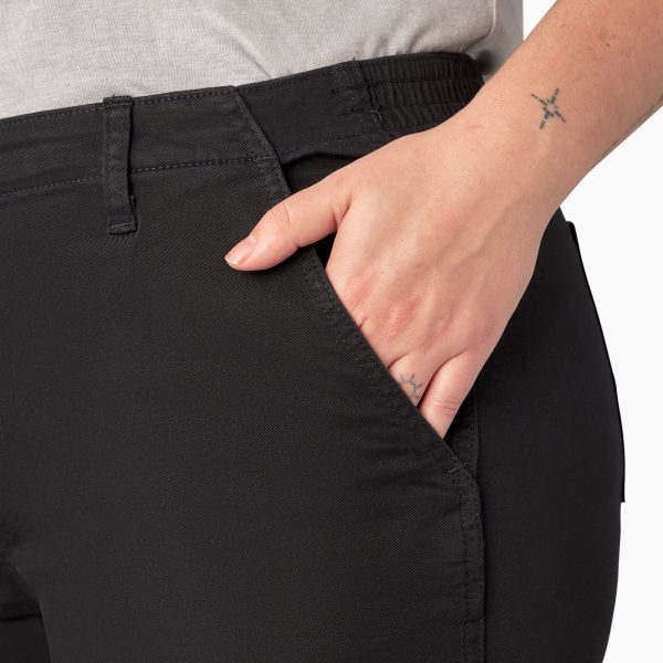 Women's Plus High Rise Fit Cargo Pants - Image 8