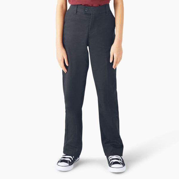 Girls' Slim Fit Pants. 4-20