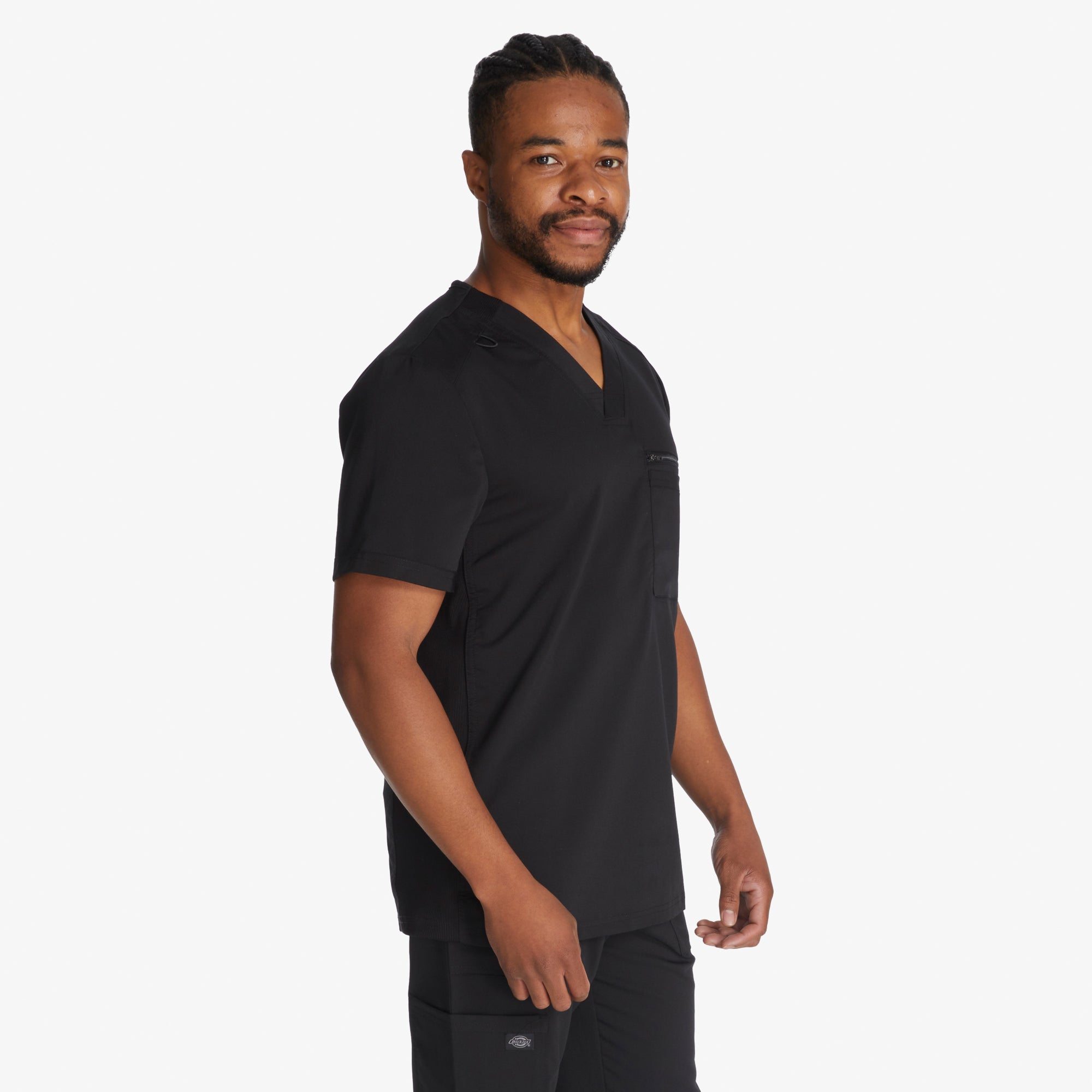 Men's Balance Tuckable V-Neck Scrub Top - Image 4