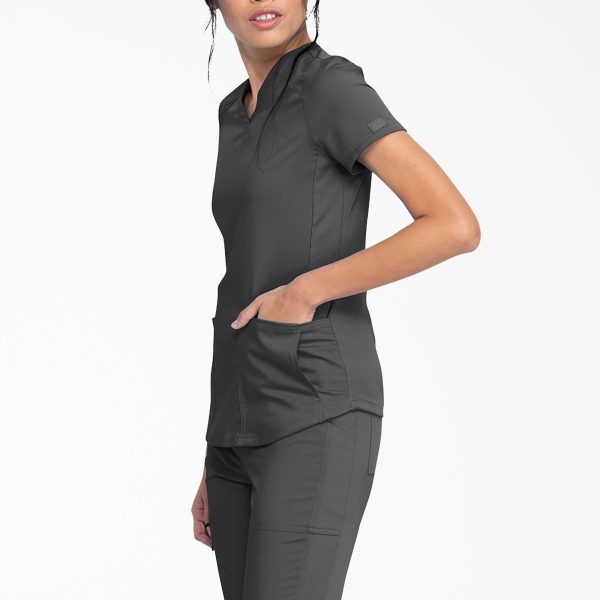 Women's Balance V-Neck Scrub Top - Image 3