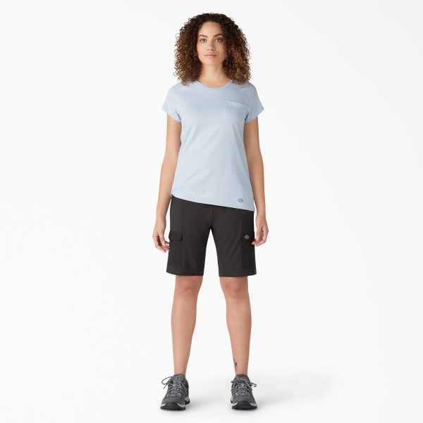 Women's Cooling Slim Fit Cargo Shorts. 10 - Image 4